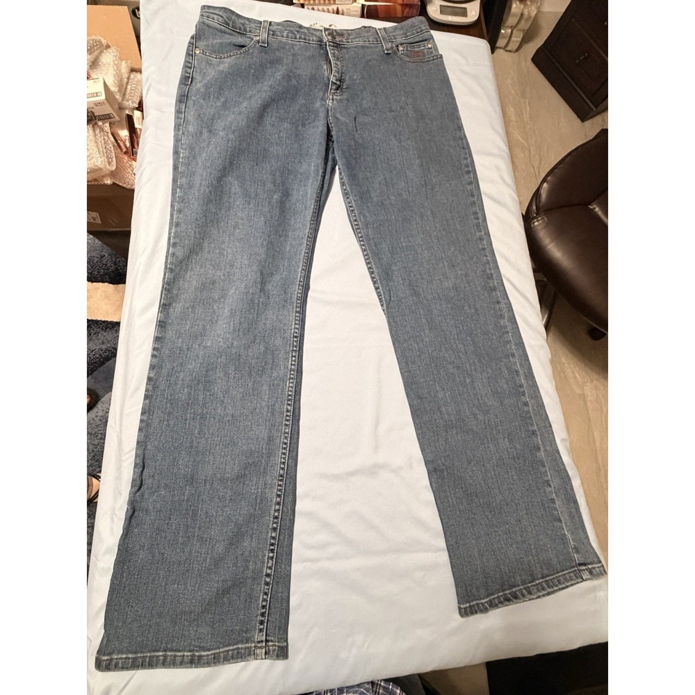 Harley Davidson Womens Boot‎ Cut Blue Jeans Pants 99113-11VT